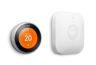 nest thermostat with heat link